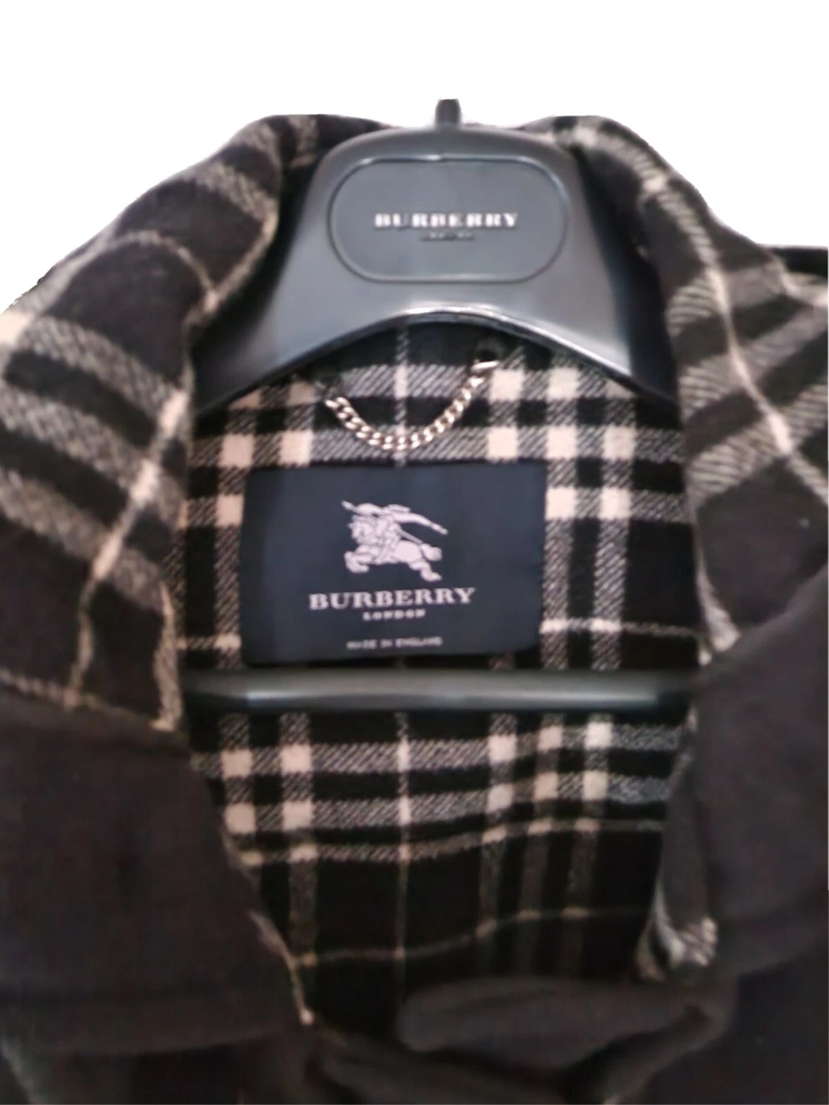 Cappotto giacca uomo LONDON BURBERRY misto lana taglia media grande. Prezzo consigliato £ 1.395.