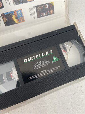 Doctor Who The Three Doctors VHS NTSC | eBay UK