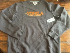 VISSLA Surf Company Sweatshirt MEN L LARGE Soft Crew Neck Black Red Orange NEW