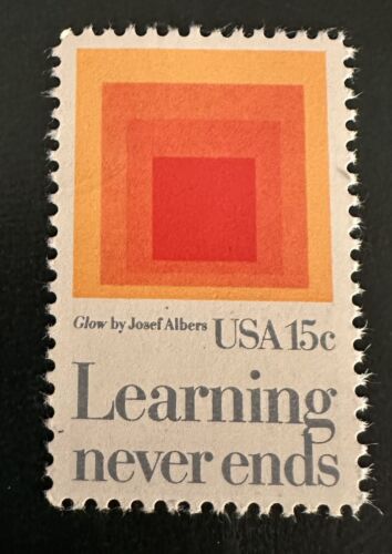 1980 MNH 15 cent Learning Never Ends stamp, Scott No. 1833 - Picture 1 of 1