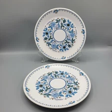 Noritake Progression Blue Moon set of 2 Luncheon Plates 8.5"