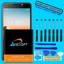 High Capacity Lithium 3100mAh Battery Screwdriver Tool Set for Alcatel A30 Plus