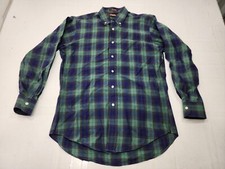 Chaps by Ralph Lauren Mens Cotton Long Sleeve Button Down Shirt Plaid Sz 15.5-33
