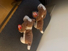 TY Beanie Baby - TRACKER the Basset Hound 7 inch 