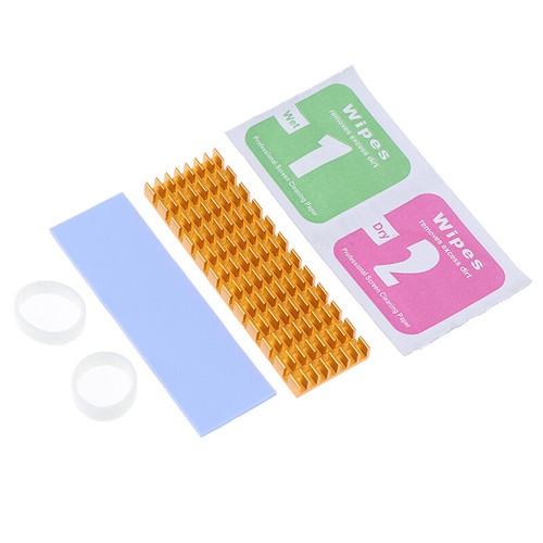 1Set M.2 NGFF NVMe 2280 PCIE SSD Aluminum Cooling Heat Sink With Thermal -PNBf8 - Photo 8/11
