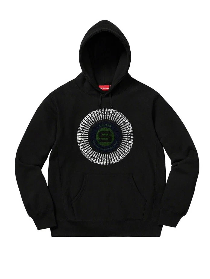 Nwt Supreme Chenille Applique Hooded Sweatshirt Size M FW20SW7