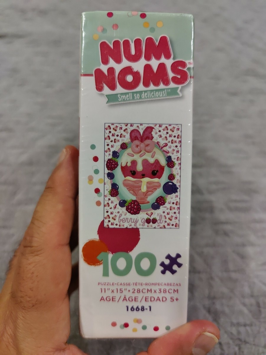 Num Noms Strawberry 100 Piece Puzzle Kids Scented NEW Factory