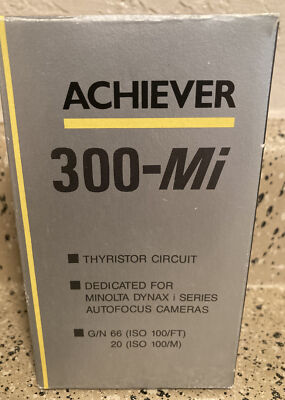 Achiever 300Mi FOR MINOLTA DYNAX i SERIES BRAND NEW IN BOX