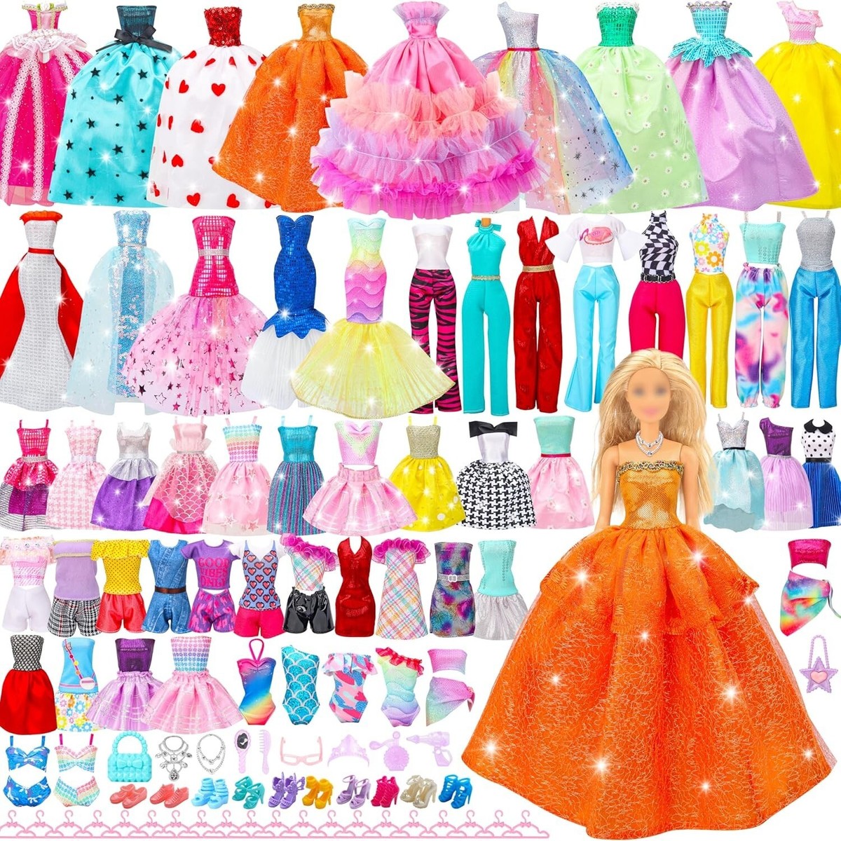 HOT Barbie Clothes Kit De Ropa De Barbie Accesorios De Ropa