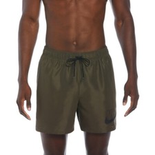 Costume uomo short Nike Swim NESSA566-240 verde militare-nero