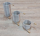 Spirale 2,5m - 10m Tubo Acciaio Inox 8x1mm Aisi 316L 1.4404 Interno-ø 104mm 1/2
