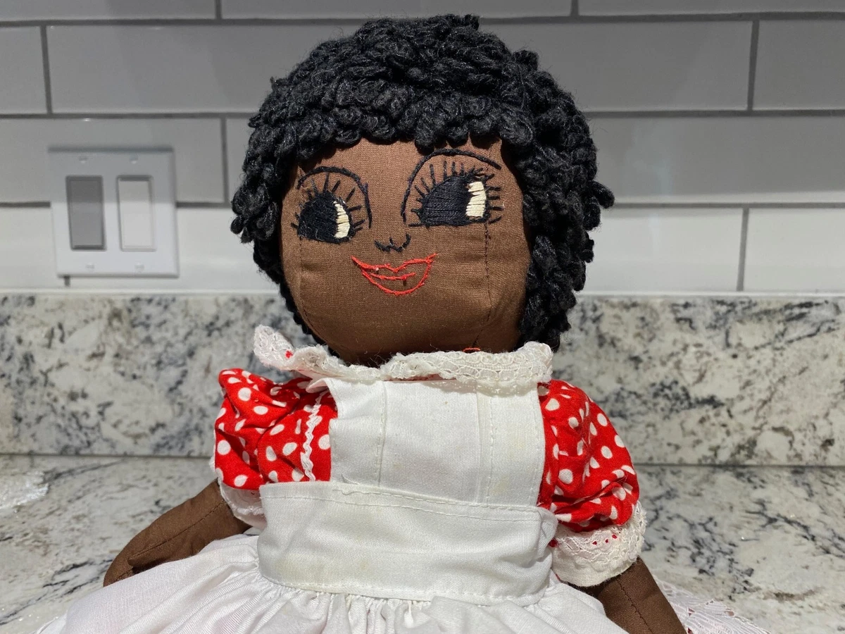 Cissy Flowers and Lace, a Classic Black Rag Doll for Girls