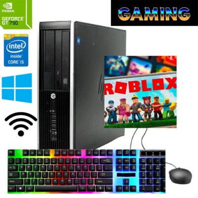 HP Gaming Desktop PC Computer Intel i5 NVIDIA 730GT 8GB 1TB HDD DVRW WIFI Win 11