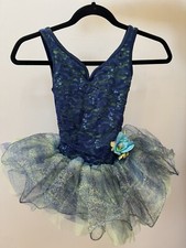 Ballet Curtain Call Costume Child Medium, Style :E636, Ballet Tutu, Lace Leotard