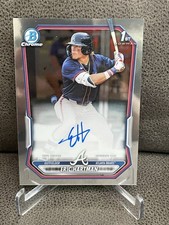 🔥Eric Hartman 2026 Bowman Chrome Baseball 1st Bowman On Card Auto Braves