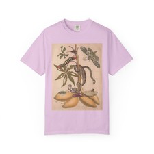 Vintage Snake Insects Butterfly Moth Floral Fruit Illustration T-Shirt