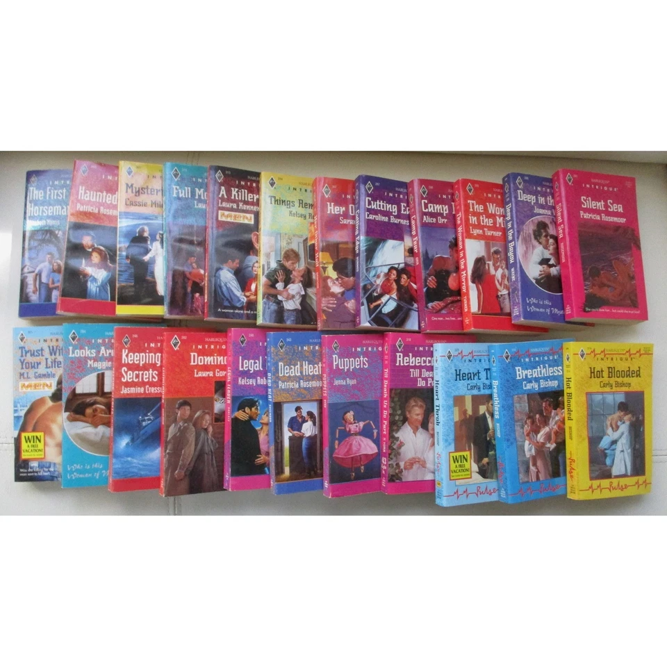 Harlequin Intrigue Romance Novels Lot 39 Books Various Authors Pre-Owned Foto 2 de 3