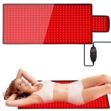 Red Light Therapy Mat for Body 42"x16", 480 LEDs Infrared Light Therapy Pad w...