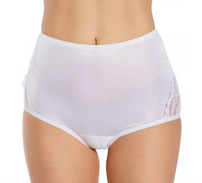 Vanity Fair Perfectly Yours, Lace Nouveau Nylon 3 Pack Brief Panty, Medium, NWT