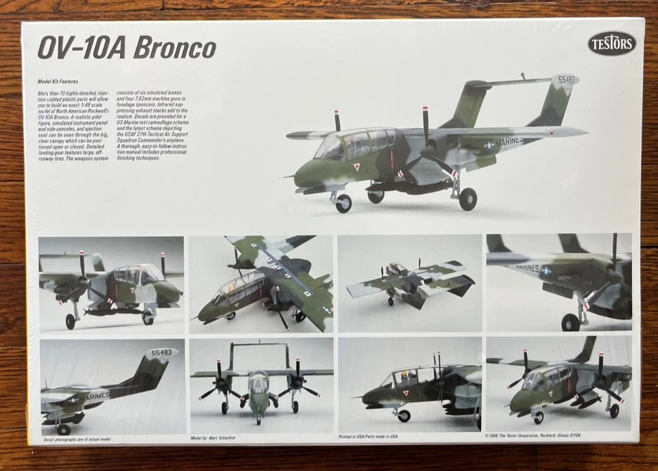 1/48 Testors OV-10A Bronco SEALED U.S. Marines Vietnam War Ground Attack Aircraf - Image 2 of 4