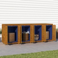 Gartenbox 280X87X104 Cm Massivholz Akazie
