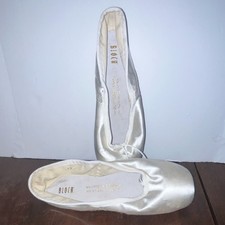 Bloch LR3 Beige Pointe Ballet Shoes Women Leather Upper Cotton Lining