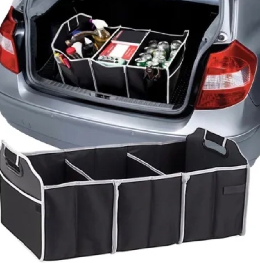 Organisateur coffre voiture pliable pour vos courses et départs en vacances
