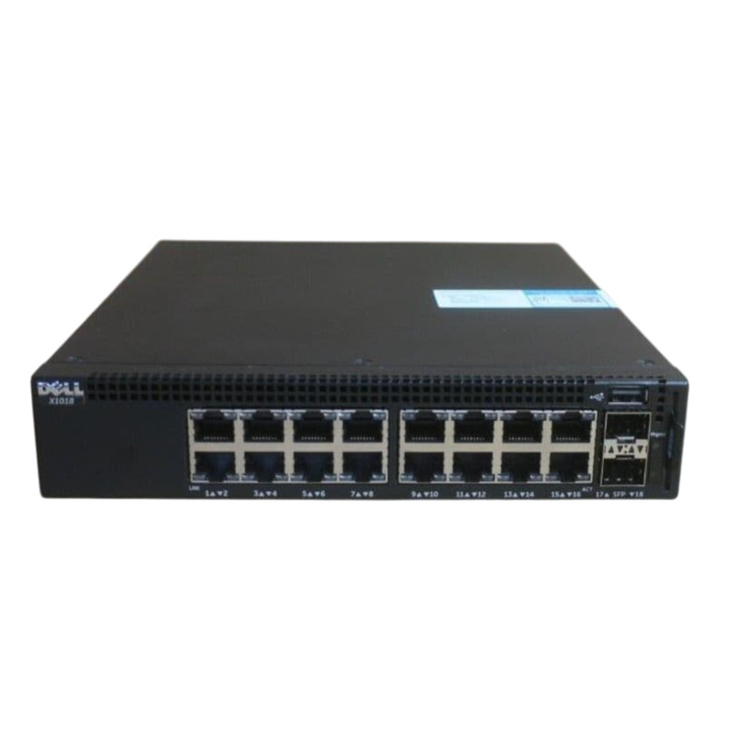 Dell Networking X1018 16x 1GbE RJ45 + 2x 1GbE SFP Port Smart Web Managed Switch