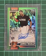 2026 Topps Series 1 Baseball Samuel Basallo Real One Autograph Green RA83