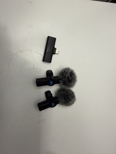Wireless Lavalier Microphone Cell Phone USB-C for Apple Audio Video