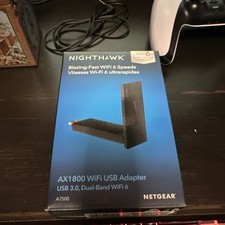 NETGEAR Nighthawk AX1800 WiFi 6 USB Adapter A7500 Dual-Band USB 3.0