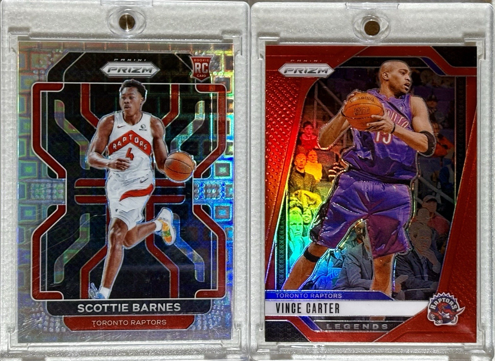 2021 Prizm Scottie Barnes RC Premium Factory Set /150 + 2024 Vince Carter /299