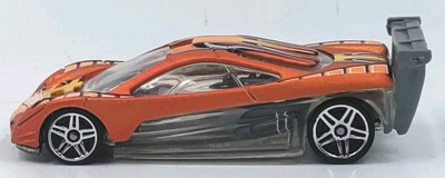 Hot Wheels 2003 HW Prototype 12Track Aces #143 Matte Orange PR5 Rims 1:64 Loose