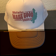OTTO Beige Trucker Hat Mesh Back Adjustable O...