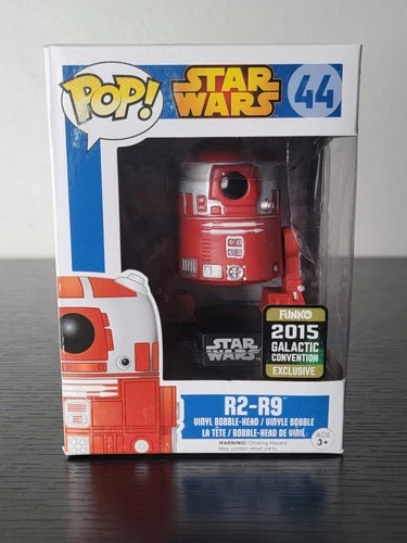🔥Funko Pop! Star Wars:R2-R9 #44 Galactic Convention Exclusive W/Protector!🔥