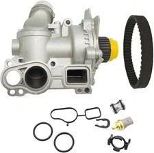 Aluminum Water Pump with Belt Compatible with for Audi A3 A4 TT for VW Tiguan Je