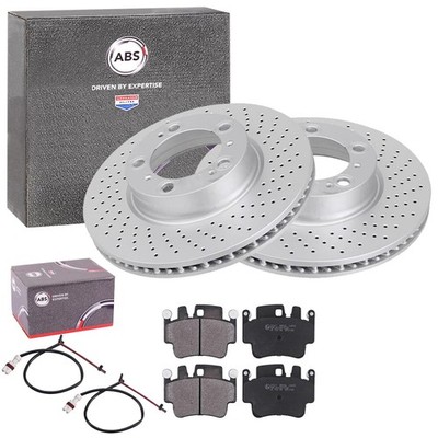 ABS BREMSSCHEIBEN 318mm + BELÄGE VORNE passend für PORSCHE 911 996 + BOXSTER 986
