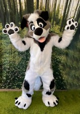 Husky Dog Fox Mascot Costume Halloween Suit Cosplay Party  178