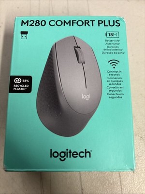 Logitech M280 Comfort Plus Mouse Grey