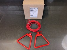 Zettler 127.2401 VL Pull Cord Red 2 Handles Red Emergency 300cm Antimicrobial