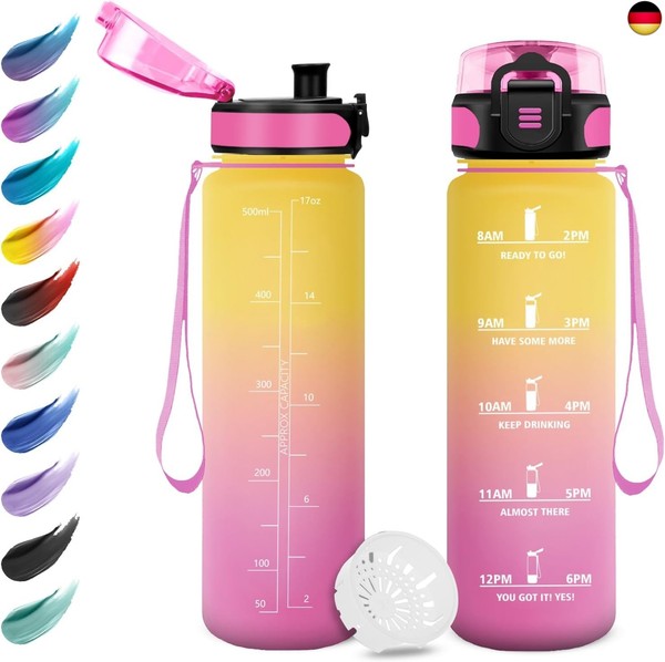 Kollykolla Trinkflasche 500Ml, Wasserflasche Mit Filte, Sport Trinkflaschen-image