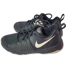 Nike Hustle Quick Youth Basketball Shoes Black White 922680-004 Size 5Y