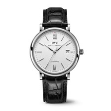 Watch IWC Schaffhausen Portofino Automatic Alligator Strap EAN 7640127775424 NEW