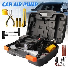 150W Heavy Duty Portable Air Compressor Car Tire Inflator Electric Pump Auto 12V