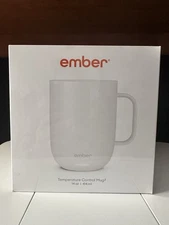 Ember CM191402US Temperature Control Smart Mug2 White. New factory sealed.14oz