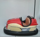 GIANT DODGEM / BUMPER CAR RADIO - VINTAGE / RETRO STYLE - RED / CREAM - NICE