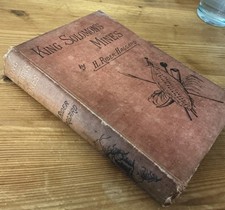 King Solomon’s Mines by H. Rider Haggard 1887 Hardback Book With Foldout