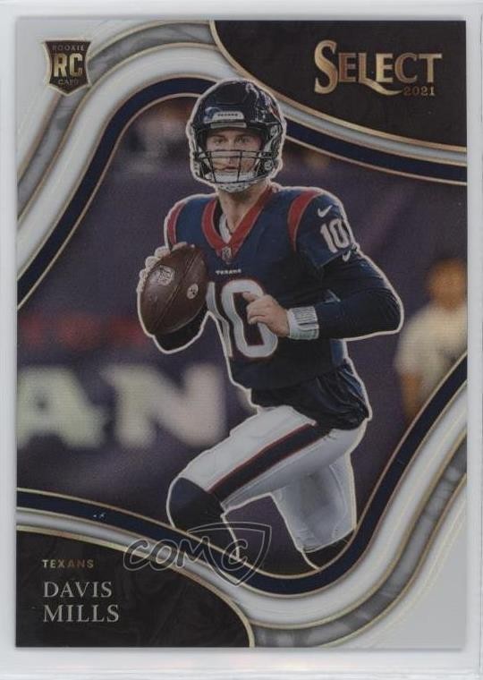 2021 Panini Select Field Level White Prizm /35 Davis Mills #365 Rookie RC 7iu