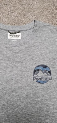Penfield Men's Grey Graphic Print Long Sleeve T-Shirt