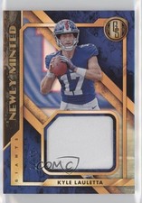 2018 Panini Gold Standard Newly Minted Memorabilia Prime 21/49 Kyle Lauletta 1e5
